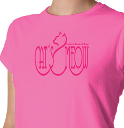 Cat's Meow - promotional shirt for Capone's Dinner & Show