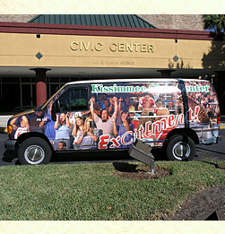 Civic Center van wrap