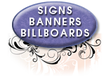 Signs, banners, billboard and other large media portfolio