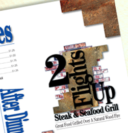 Two Flights Up Menu